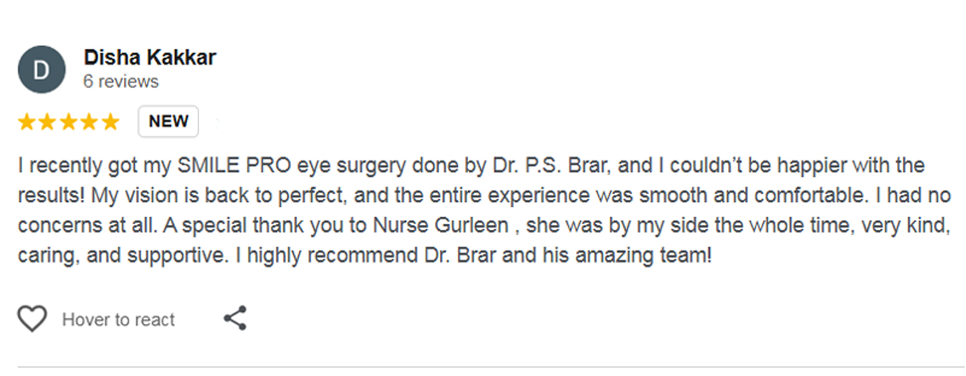 Google review screenshot